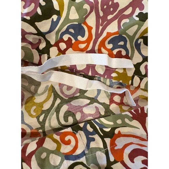 Crate & Barrel Lucia King Duvet Cover - Picture 3 of 6